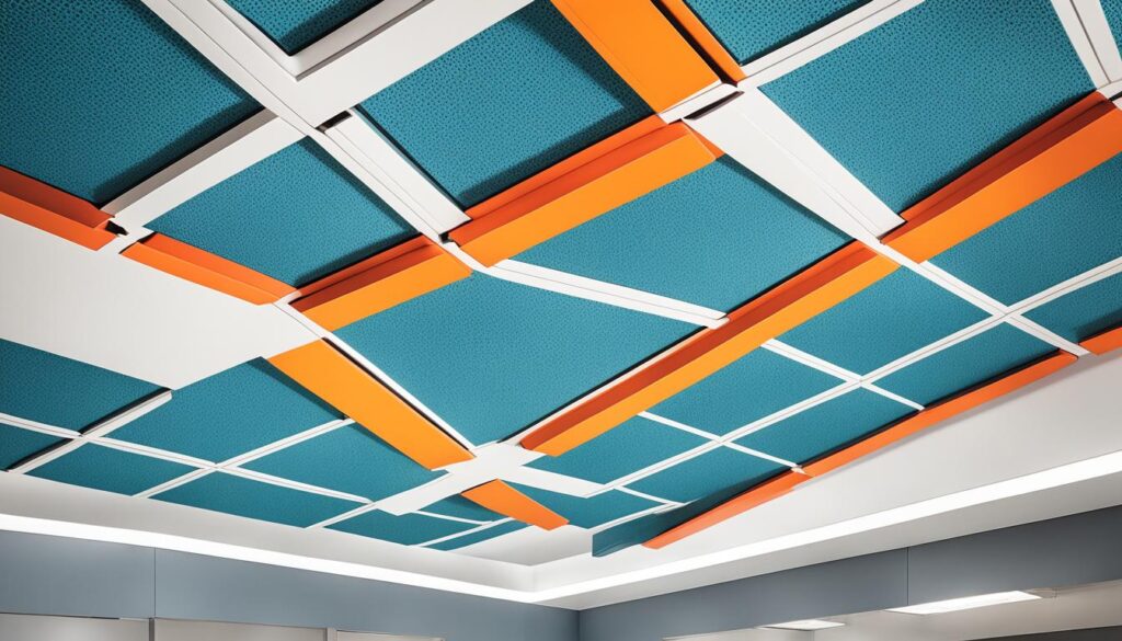 modern acoustic ceiling tile design